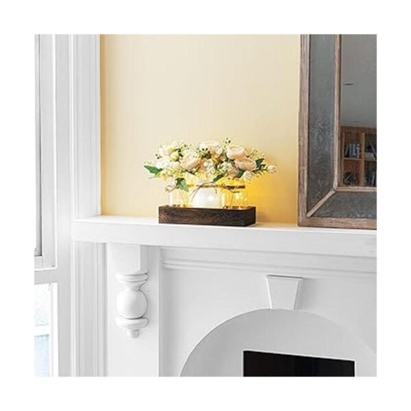Mkono Decoración de mesa de centro de mesa con 3 tarros