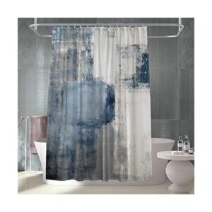 MitoVilla Juego de cortinas de ducha azul marino
