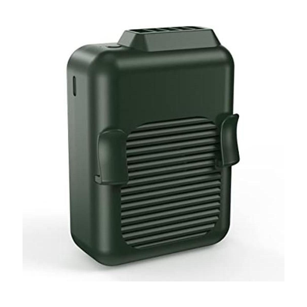 Mini ventilador de cintura portátil ventilador manos