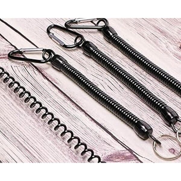 Mini Skater Cordones de pesca retráctiles en espiral para