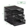 Mind Reader Organizador de cajones de 3 niveles color negro_3