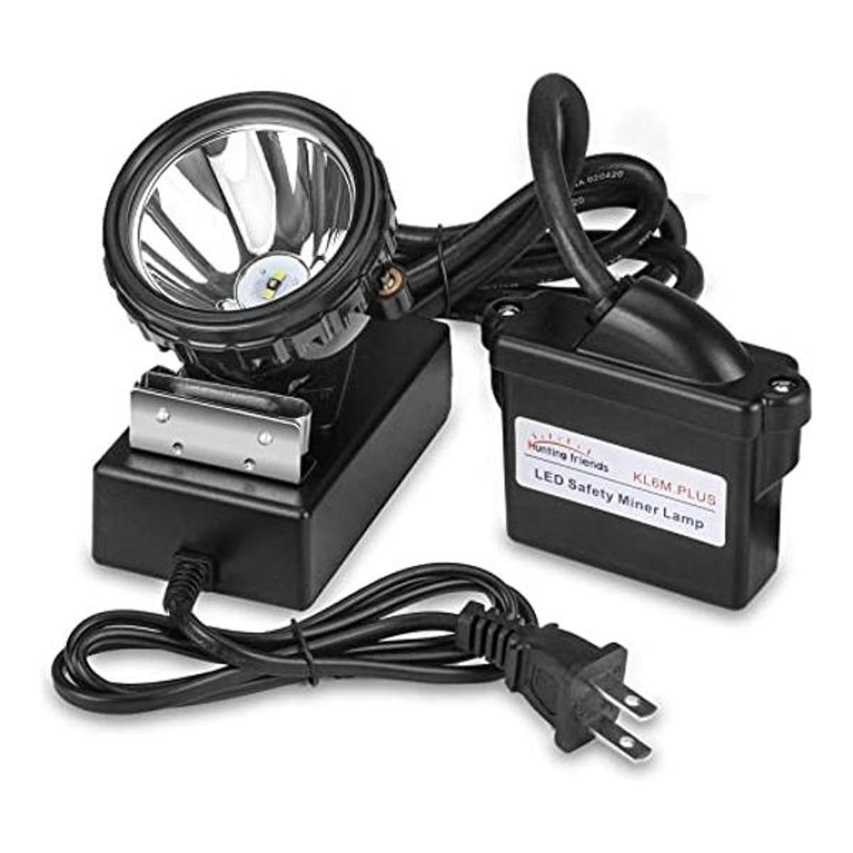 Minería faro recargable 12 LED mineros faro impermeable