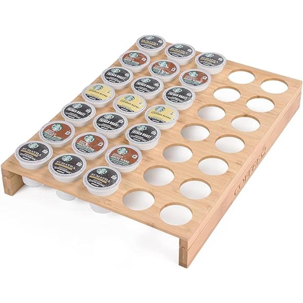 MinBoo BamBoo Soporte para tazas K para cajones o