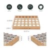 MinBoo BamBoo Soporte para tazas K para cajones o_6