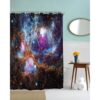 Mimihome Cortina de ducha de baño Galaxy juego de_2