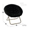 Milliard Cozy Silla de piel sintética para dormitorio