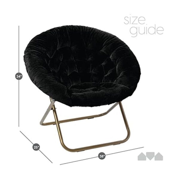Milliard Cozy Silla de piel sintética para dormitorio