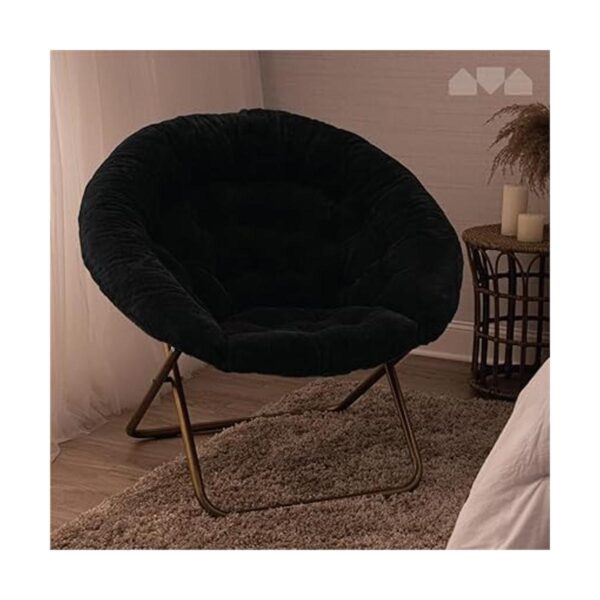 Milliard Cozy Silla de piel sintética para dormitorio