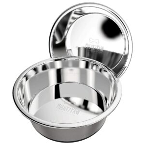 Mighty Paw Cuencos de acero inoxidable para perros_1