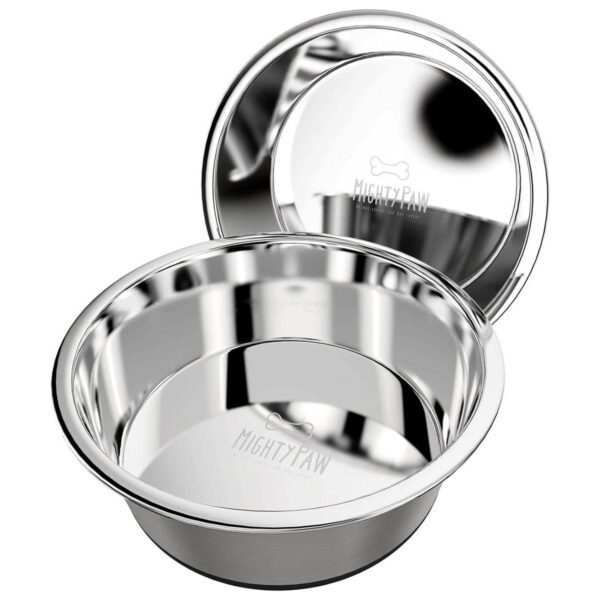 Mighty Paw Cuencos de acero inoxidable para perros_1