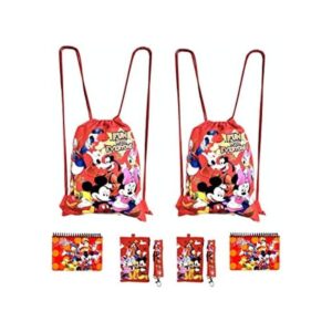 Mickey and Minnie Mouse Mochilas con cordón y cordones_1