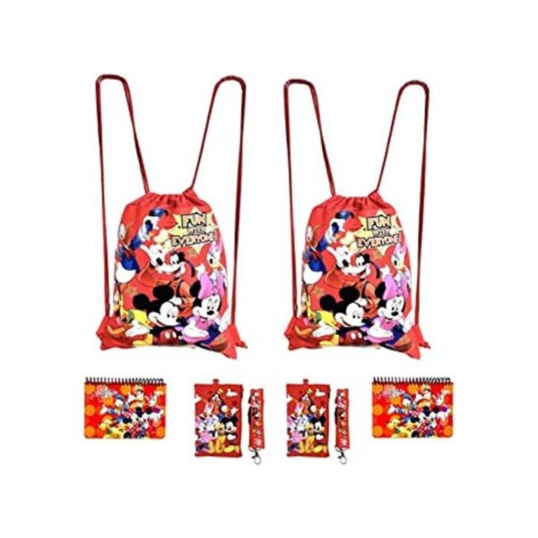 Mickey and Minnie Mouse Mochilas con cordón y cordones_1