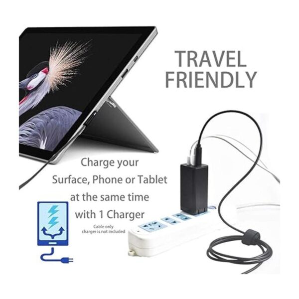 Microsoft Surface Connect to USBC PD 15V Charging Cable_3