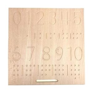 Mfumyy Montessori Tabla de seguimiento de números de_1