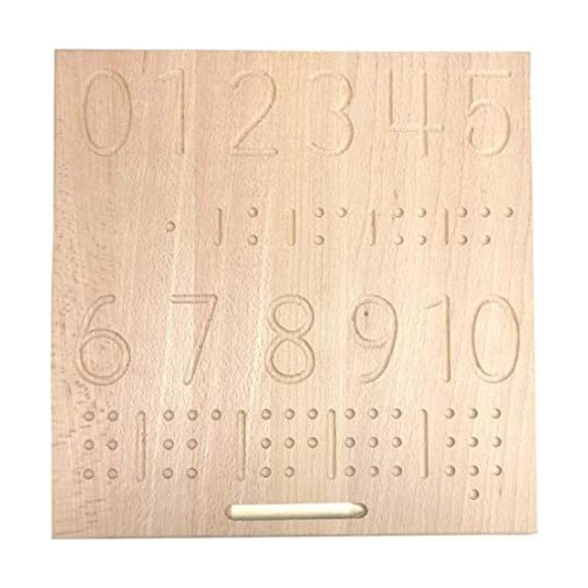 Mfumyy Montessori Tabla de seguimiento de números de