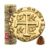 Metal Pirate Coins 35 X Large Gold Treasure Coin Set_1