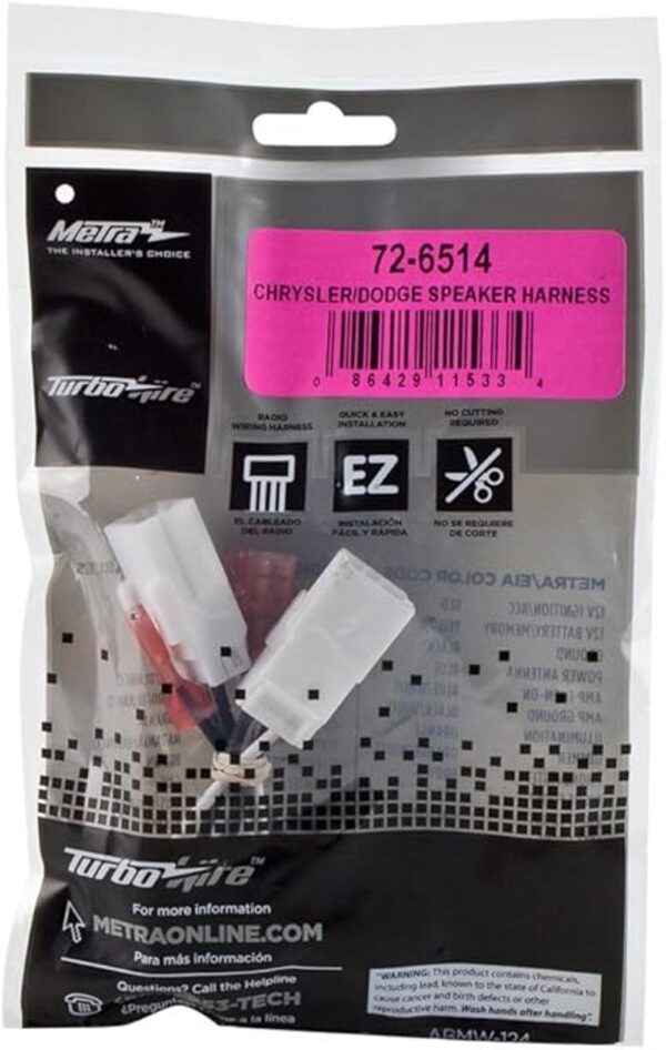 Metra 726514 Arnés de altavoz para vehículos selectos_2