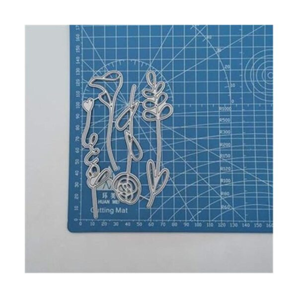 Metal Flowers and Plants Love Cutting DiesFlowering Straw_3