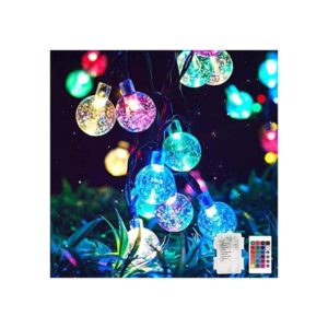Metaku Guirnalda de luces para exteriores funciona con