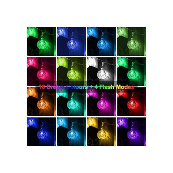 Metaku Guirnalda de luces para exteriores funciona con
