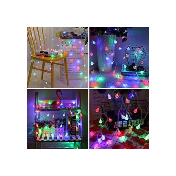 Metaku Guirnalda de luces para exteriores funciona con