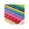 MerryHeart Tablero de multiplicación de madera arco iris_2