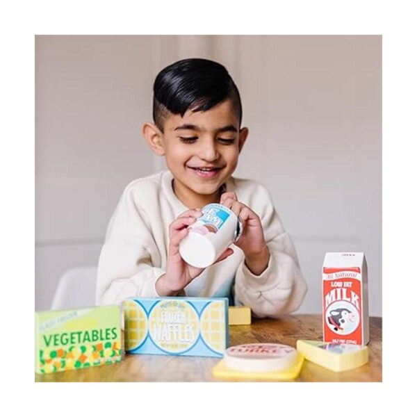 Melissa Doug conjunto de alimentos de nevera Anaranjado_4