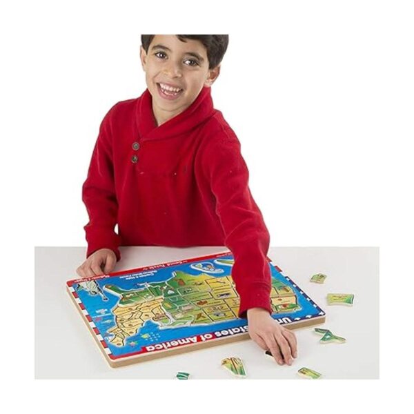 Melissa Doug EE. UU. Mapa Puzzle de rompecabezas de_2