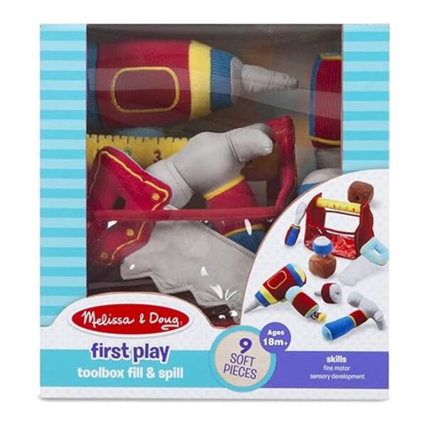Melissa Doug Toolbox Fill and Spill Toddler Toy With_2