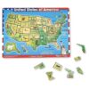 Melissa Doug EE. UU. Mapa Puzzle de rompecabezas de_5