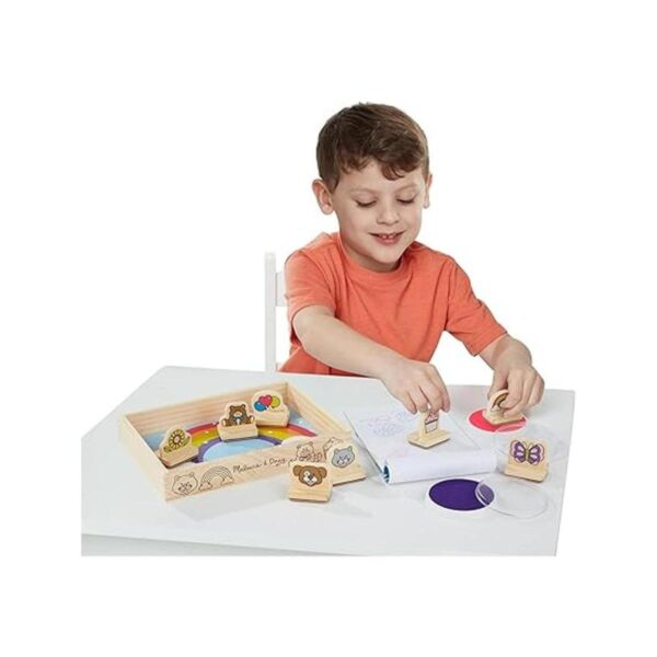Melissa Doug My First Juego de sellos de madera