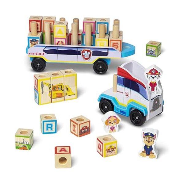 Melissa Doug PAW Patrol Camión de bloque ABC de madera_3