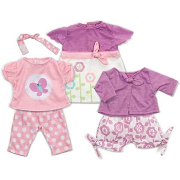 Melissa Doug Mine to Love Mix Match Ropa de muñeca de_1