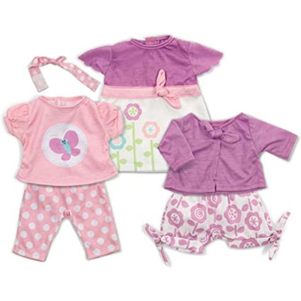 Melissa Doug Mine to Love Mix Match Ropa de muñeca de