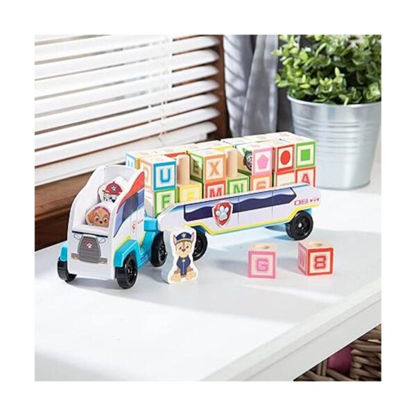 Melissa Doug PAW Patrol Camión de bloque ABC de madera_6