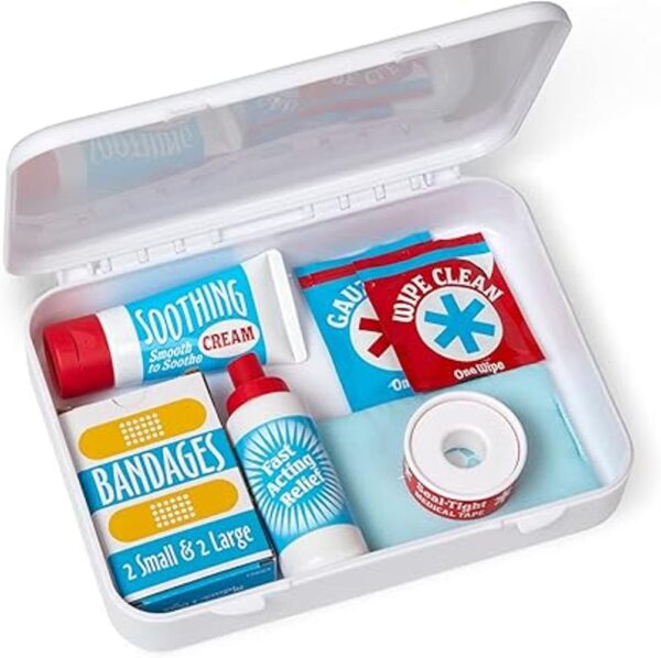 Melissa Doug Get Well First Aid Kit Play Set 25 Toy_5