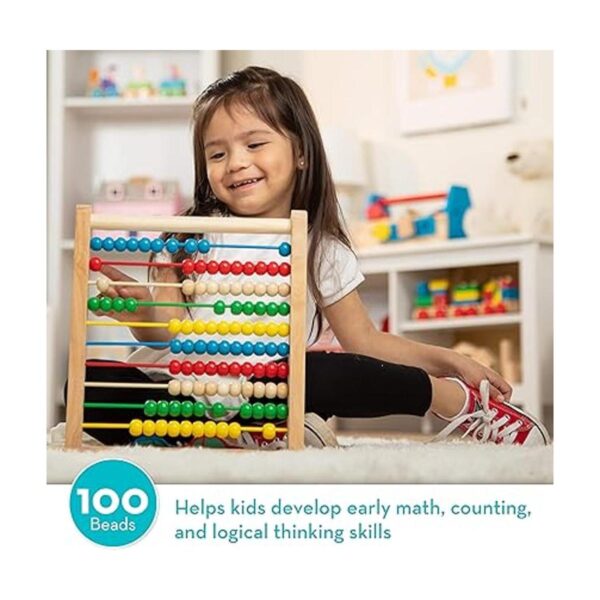 Melissa Doug Abacus Juguete educativo clásico de madera_2