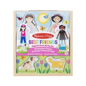 Melissa Doug Best Friends Juego de muñecas magnéticas_1