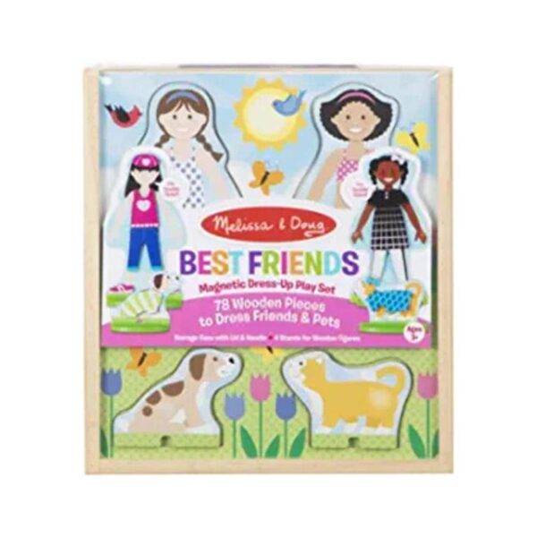 Melissa Doug Best Friends Juego de muñecas magnéticas_1
