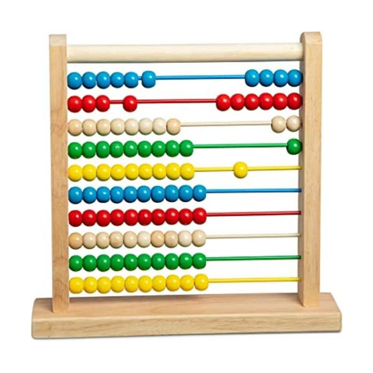 Melissa Doug Abacus Juguete educativo clásico de madera