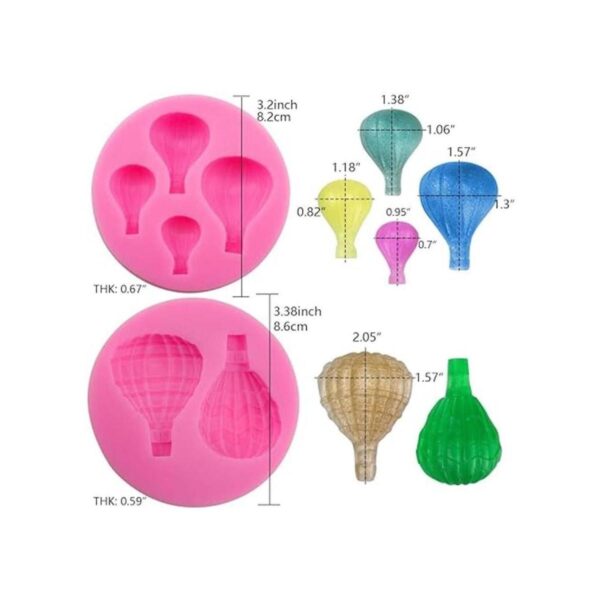 Meiyouju Molde de silicona para globos de aire caliente