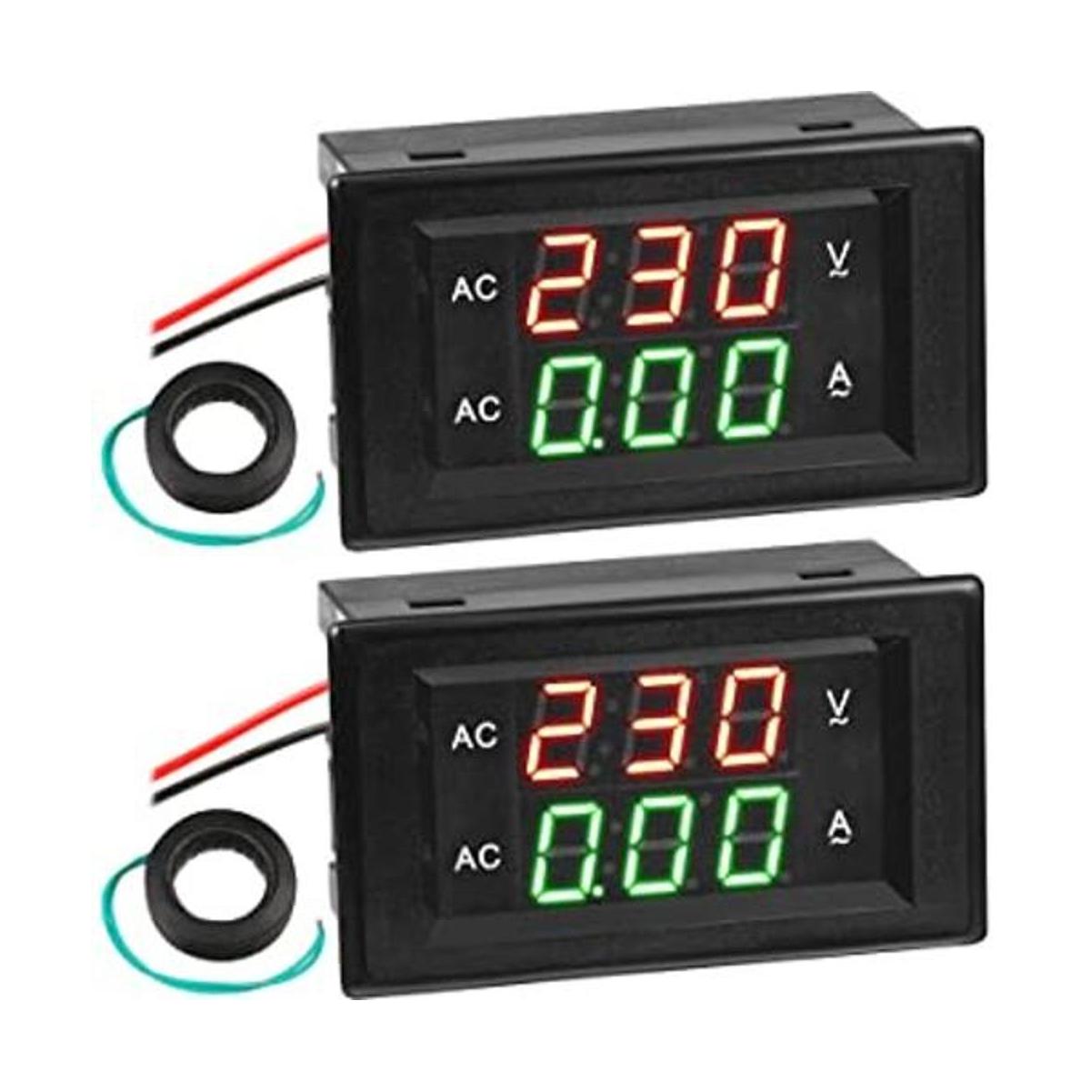 Medidor de voltaje de CA de 500 V 200 A voltímetro de