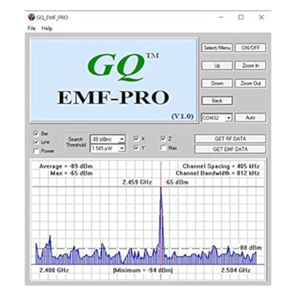 Medidor EMF avanzado GQ EMF390 3 en 1 EMF ELF RF medidor_4