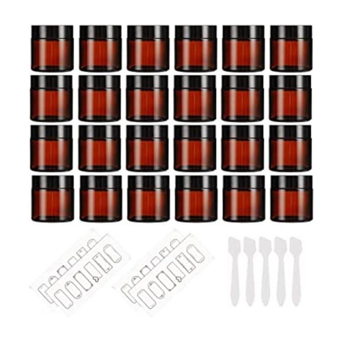 Mcupper Tarros de Vidrio Redondo 2oz Grupo MCCRGJ001
