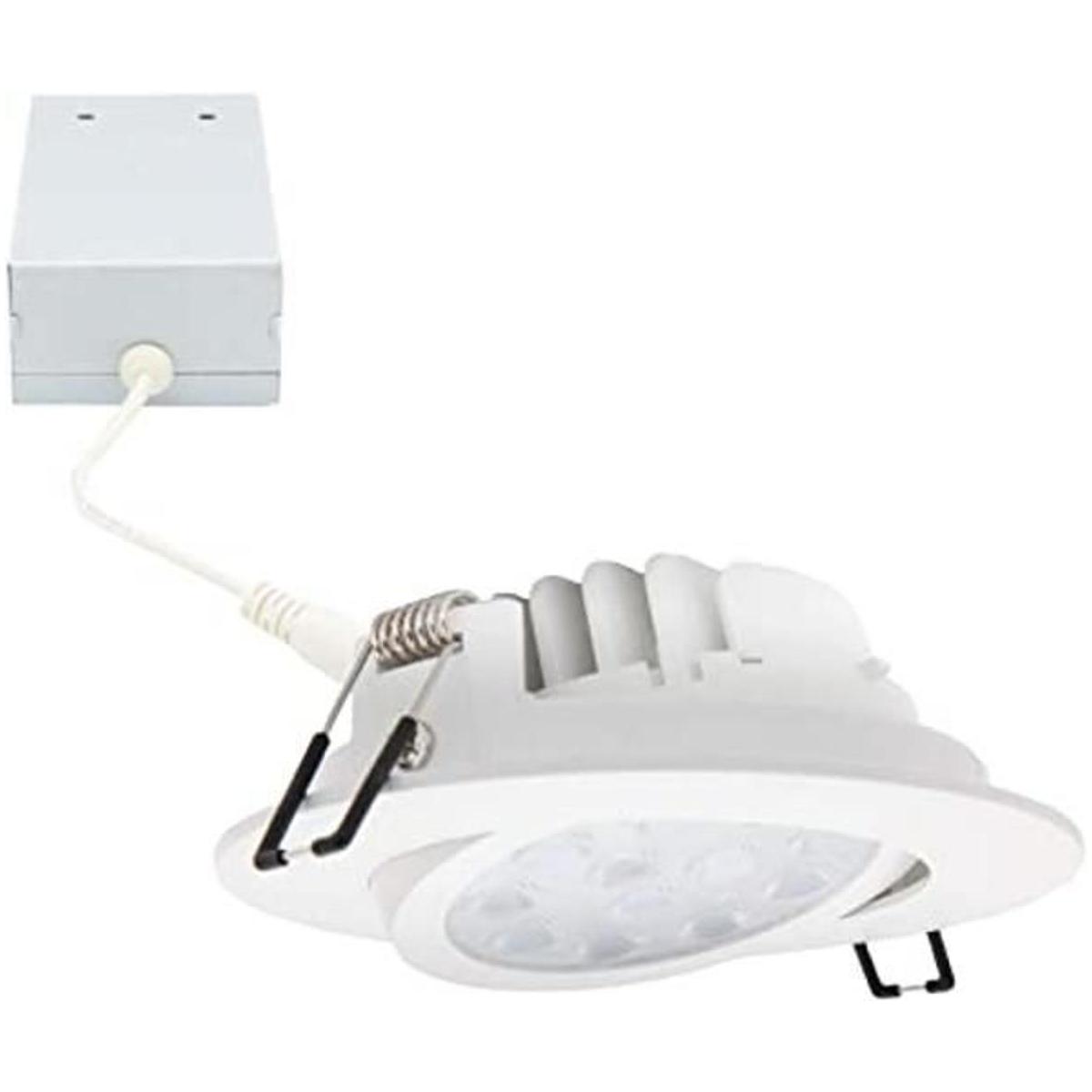 Maxxima Luz descendente de cardán LED redonda delgada de 4