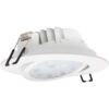 Maxxima Luz descendente de cardán LED redonda delgada de 4_2