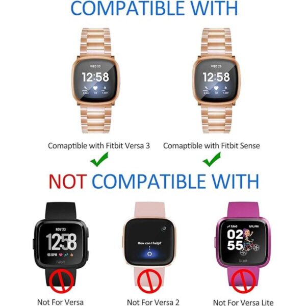 Maxjoy Compatible con correas Fitbit SenseVersa 3 correa_3