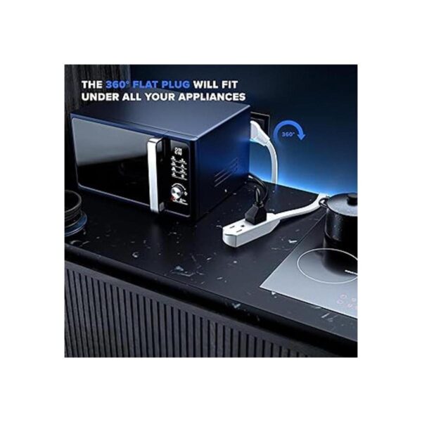 Maximm Cable de extensión de 4 ft de enchufe plano_5