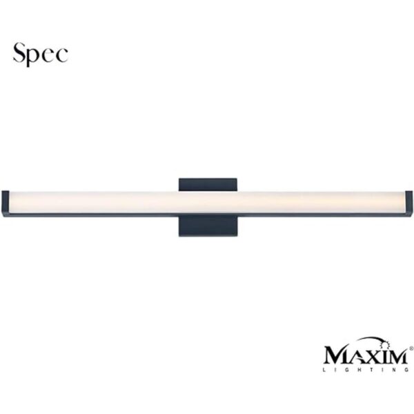 Maxim 52006BK Spec Vanity 1 luz LED 24 vatios totales