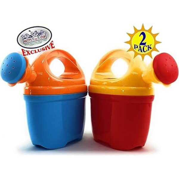 Mattys Toy Stop Juego de 2 regaderas de plástico de 7_5